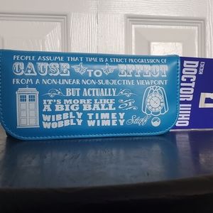 Doctor Who Blue Trifold Wallet